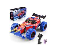 Kssvzz Spider Macchina Telecomandata, 1:18 Monster Truck Telecomandato mit 2 Batterien,2,4-GHz Auto Radiocomandata con Luci a Led,Regalo per Bambini e Bambine 4-9 Anni,Giocattoli per Natale