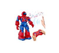 Kssvzz Spider Robot Giocattolo per Bambini con Gestuale & Telecomandato | 2.4GHz RC Robot con Programmabile, Occhi a LED & Musica, Regalo Compleanno Natale Bambino 3 4 5 6 7 8 9 10 Anni