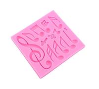 KSTE Biscotti Silicone Muffa, Muffa Biscotto Musica, Silicone Muffa del Cioccolato, Multi Nota di Musica della Muffa del Silicone Lace, Muffa del Fondente Mat, attrezzo della Torta Che Decora