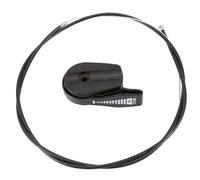 KSTE Kit Tosaerba Acceleratore Cavo Switch, Cavo Acceleratore Universale da 65'' per Tosaerba da Giardino, Maniglia a Leva di Controllo Passa Cavo Acceleratore (Nero)