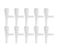 KSTE Valvole per Aria Degli Acquari, Valvole per Aria degli Acquari, 10pcs Plastic Acquario Fish Tank 3 Vie Pompa di Aria Valvole di Controllo (Bianco)