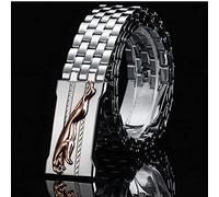 KSTYLE Cintura in Metallo per Autodifesa in Acciaio Inossidabile Stile Punk da Uomo con Fibbia A Lettera Speciale Personalizzata,Leopard Head,115cm