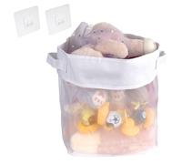 Ksvaye Bagno Giocattolo per Bambini Borsa Contenitore per Giocattoli da Bagno organizzatore, porta giochi vasca da bagno Borsa Porta con 2 Ganci per Riporre i Giocattoli in Bagno in Famiglia