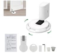 Ksvaye Fermaporta Lega di Zinco da pavimento, 2025 Upgrade Blocca Porta da Pavimento Adesivo, Senza Foratura Altezza Regolabile 5-20 mm, Parete Fermaporte Meccanico Silenzioso Resistente al Vento
