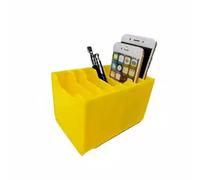 ksxnkhk Contenitore per Cellulare con 6 Griglie, Supporto da Tavolo, Facile da spostare, Semplice e Bello, Facile da Aprire e Pulire, Adatto per scuole, ristoranti, uffici e fabbriche (col