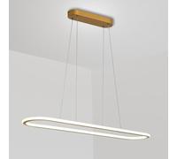 ksxnkhk Lampada a Sospensione a LED Minimalista, Lampada da soffitto, Luce lineare, Quadrata, lampade a Sospensione a Filo per Cucina, Sala da Pranzo, Soggiorno, Ufficio