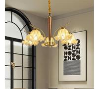 ksxnkhk Lampada a Sospensione contemporanea, Stile retrò Americano, Creativa, Soggiorno, Sala da Pranzo, Camera da Letto, Hotel, Villa, Bar, lampadario a LED per la casa, Semplice, D 5 luc