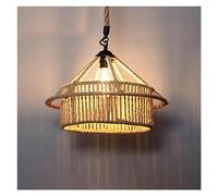 ksxnkhk Lampadari Boho da soffitto, Lampada a Sospensione a Lanterna, Lampada a Sospensione in Corda di Carta Naturale, lampadario Moderno, lampadario da Fattoria, per Soggiorno