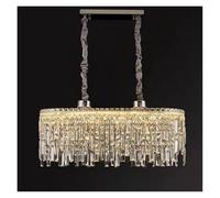 ksxnkhk Lampadari di Lusso a LED in Cristallo per soffitto, Illuminazione per la casa, Soggiorno, Sala da Pranzo, Hotel, Ville, Decorazioni, luci a Sospensione per Interni (3 intercambiabi