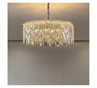ksxnkhk Lampadari di Lusso a LED in Cristallo per soffitto, Illuminazione per la casa, Soggiorno, Sala da Pranzo, Hotel, Ville, Decorazioni, luci a Sospensione per Interni (3 intercambiabi
