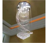 ksxnkhk Lampadari Moderni a Spirale in Cristallo a LED, Illuminazione per Scale, lampade per Scale, vetrine, camere da Letto, soggiorni, Hotel, Hall, Decorazioni per la casa, Bianco Freddo