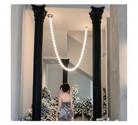 ksxnkhk Lampadario a Bolle a LED, Lampada a Sospensione, Illuminazione da soffitto, per Soggiorno (48 Sfere)