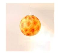 ksxnkhk Lampadario a Sospensione in Resina Creativa nordica Universo Terra Sole Luna Venere Giove Urano Marte Saturno E27 Paralume Sospensione Luci a Filo per Atmosfera cosmica (Dimensioni