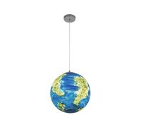 ksxnkhk Lampadario a Sospensione in Resina Creativa nordica Universo Terra Sole Luna Venere Giove Urano Marte Saturno E27 Paralume Sospensione Luci a Filo per Atmosfera cosmica (Dimensioni