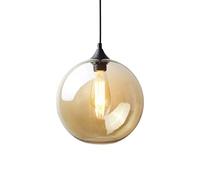 ksxnkhk Lampadario a Sospensione Industriale in Vetro V-intage Lampadario a Sospensione Compatibile con l'isola dell'Abbigliamento Ristorante Bella Decorazione E27 Luce a Filo (Colore: Ros