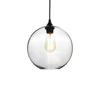 ksxnkhk Lampadario a Sospensione Industriale in Vetro V-intage Lampadario a Sospensione Compatibile con l'isola dell'Abbigliamento Ristorante Bella Decorazione E27 Luce a Filo (Colore: Ros