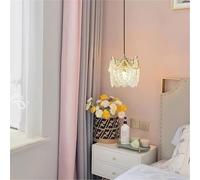 ksxnkhk Lampadario Classico Francese in Vetro Intagliato con Perle per Sala da Pranzo, Soggiorno, Camera da Letto, Studio, Balcone, Illuminazione a Sospensione a LED per la casa, lampadari