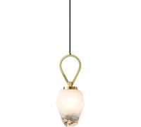 ksxnkhk Lampadario, Lampada a Sospensione con Ancora in Ferro, Decorazione retrò nordica, lampadario per Ristorante, Corda di Canapa Regolabile, Creativo, Lampada a Sospensione a 2 Teste,