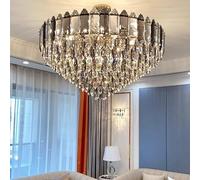 ksxnkhk Lampadario Lussuoso e Moderno con Perle di Cristallo Classiche. Ideale per Soggiorno, Sala da Pranzo e Camera da Letto.