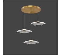 ksxnkhk Lampadario Moderno a LED, lampadario per Scale di Ville Duplex, lampadario a Foglia Rotante, lampadario a Sospensione Moderno Lungo per corridoio - Illuminazione per la casa, Illum