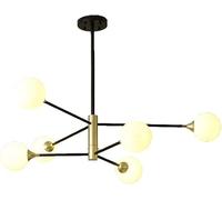 ksxnkhk Lampadario Moderno a LED, lampadario Sputnik Regolabile di Grandi Dimensioni in Metallo Vintage, 6-8 luci, lampadario Moderno da soffitto a Semi-Incasso, lampadario