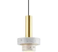 ksxnkhk Lampadario Moderno in Marmo Nordico, lampadari a LED Moderni e semplici, Piccola Lampada a Sospensione da soffitto per Comodino, Isola della Cucina, Sala da Pranzo, Camera da Lett
