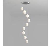 ksxnkhk Lampadario Moderno in Oro a 5 luci di metà secolo, Sputnik, Industriale, Semi-Incasso, lampadari Vintage plissettati per Sala da Pranzo, Camera da Letto, Cucina, Isola, Ingresso in