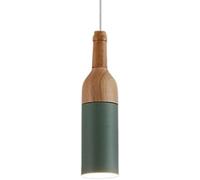 ksxnkhk Lampadario Moderno Semplice Nordico con Base E27, Lampada a Sospensione a Testa Singola, Creativa, a Forma di Bottiglia di Macaron, Altezza Regolabile per Cucina, Sala da Pranzo,