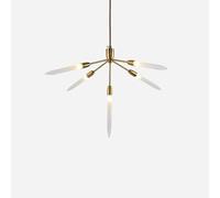 ksxnkhk Lampadario Sputnik Irregolare Unico del Nord Europa, Lampada a Sospensione in Metallo Dorato, Lampada a Sospensione di Lusso per Ville Moderne, Magazzini, fienili, soggiorni
