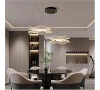 ksxnkhk Moderne lampade a Sospensione per Arredamento della casa, lampadari per Soggiorno, lampadari per Sala da Pranzo, Illuminazione Interna (Bianco Caldo, B 2 Anelli 60 80 cm)