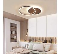ksxnkhk Plafoniera a LED dimmerabile con Telecomando, Design ad Anello in Metallo e Acrilico, Protezione per Gli Occhi, Perfetta per Soggiorno, Studio, cameretta dei Bambini, Lampada Moder