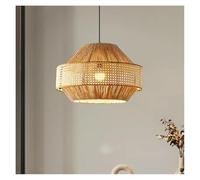 ksxnkhk Plafoniera a LED per Sala da tè, Ristorante, Camera da Letto, Sala da Pranzo, Tavolo da Cucina, Lampada a Sospensione, Decorazione della Stanza (Luce Calda 3000K, B D50cm)