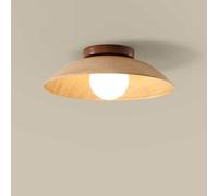 ksxnkhk Plafoniera per Camera da Letto Moderna e Minimalista, 3 Colori dimmerabili, Cupola a Grana, Illuminazione G9 per Ingresso, corridoio, Decorazione 30 cm (Colore Tronco)
