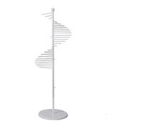 ksxnkhk Porta-Sciarpe da Negozio - Porta-Abiti Verticale a Spirale per Boutique Commerciali, Porta-Pantaloni Multifunzionale in Metallo, Organizer per Asciugamani da Bagno e da Barbiere, b