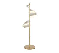 ksxnkhk Porta-Sciarpe da Negozio - Porta-Abiti Verticale a Spirale per Boutique Commerciali, Porta-Pantaloni Multifunzionale in Metallo, Organizer per Asciugamani da Bagno e da Barbiere, b
