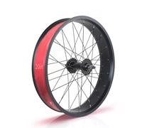 ksxnkhk Ruote per Bici Fat da 20/24/26X 4.0", Freni a Disco Anteriori e Posteriori, Albero Pieno, mozzi da 135 mm/195 mm 36 Fori, Raggi da 14 G per Ruota Libera Rotante da 7 a 10 Pollici,