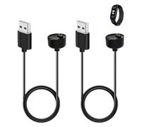 Ksywydu 2 Pezzi Caricatore Magnetico Compatibile con Xiaomi Mi Band 5/6/ 7, Cavo di Ricarica USB 1M, Accessorio Caricabatterie per Smartwatch, Carica Rapida e Sicura, Compatto e Leggero, Nero