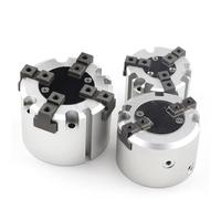 KSZHZYMGX Pinza pneumatica di Tipo Parallelo Serie MHS2/MHS3/MHS4 Serie MHS 16D 20D 25D 32D 40D 63D 80D Pinza pneumatica a Due Ganasce e Tre Ganasce (Color : MHS2, Size : 16D)