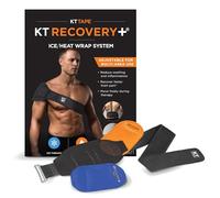 KT Health, sistema di terapia a compressione, riscaldamento e impacco di ghiaccio con fascia regolabile per alleviare il dolore alla schiena e ai muscoli, nero