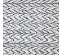 Kt KILOtela Tela cerata stampata digitale, Half Panama cotone biologico, decorazione, tappezzeria, cuscini, tende, copriletti, tovaglie, 100 cm di lunghezza x 280 cm di larghezza, spina di pesce Jive,