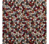 Kt KILOtela - Tessuto arredo al Metro - Gobelin - Tappezzeria - 280 cm di Larghezza - Prezzo per 50 cm | Mosaico - Multicolore