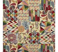 Kt KILOtela - Tessuto arredo al Metro - Gobelin - Tappezzeria - 280 cm di Larghezza - Prezzo per 50 cm | Patchwork - Multicolor