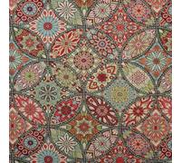 Kt KILOtela - Tessuto di tappezzeria, gobelin jacquard, rivestimento per sedia, cuscini, testata, divano, borse, resistente all'usura, cucito, 100 cm di lunghezza x 280 cm di larghezza, Vitral