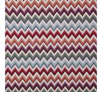 Kt KILOtela - - Tessuto di tappezzeria, gobelin Jacquard, scampolo da 100 cm di Lunghezza x 280 cm di Larghezza, Geometrico Zig Zag, Multicolore, 1 Metro