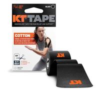 KT Tape Original Cotton Uncut Nastro kinesiologico, Unisex, Original, Black, M