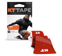KT Tape PRO 20 Strip, Nastro kinesiologico Sintetico pretagliato Unisex-Adulto, Rosso Rabbia, 25.4 cm