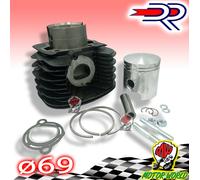 KT00019 GRUPPO TERMICO DIAMETRO 69 PER PIAGGIO APE MP CON SPINOTTO BIELLA 18 MM