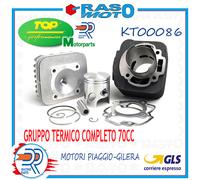 KT00086 Gruppo Termico DR Evo 70 D.48 Sp.12 Ghisa per Gilera Stalker 50 2T 2006