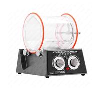 KT2000 Rotary Jewelry Polisher Tumbler Bead Surface Cleaner Drum Polisher with Bevel Timer 5kg