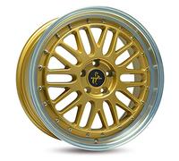 KT22 8,0Jx18 5/112 ET45 72,6 GOLD LIP POLISH Cerchi in lega